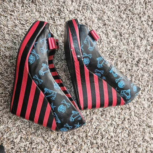 Reserved!! Iron Fist Platform Wedge Heels - Picture 8 of 8